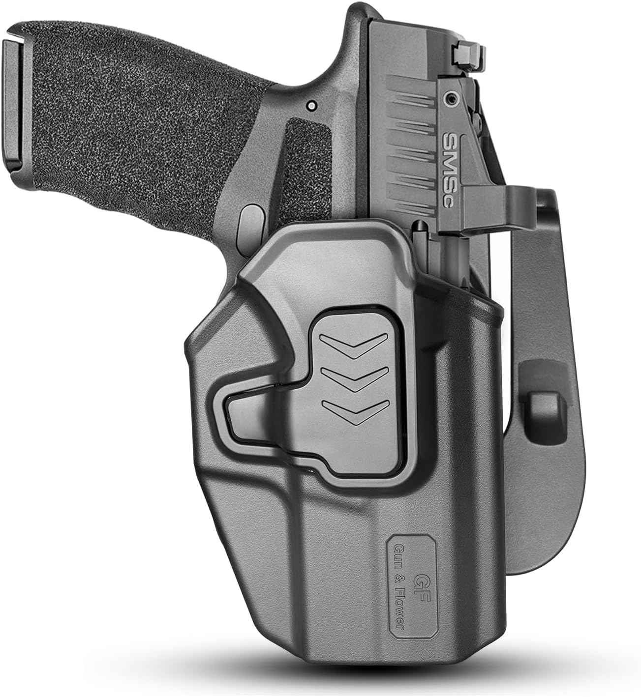 Springfield Hellcat Pro OWB Paddle Holster - Level II Retention, RDS / Optic Ready, Outside Waistband Right Hand
