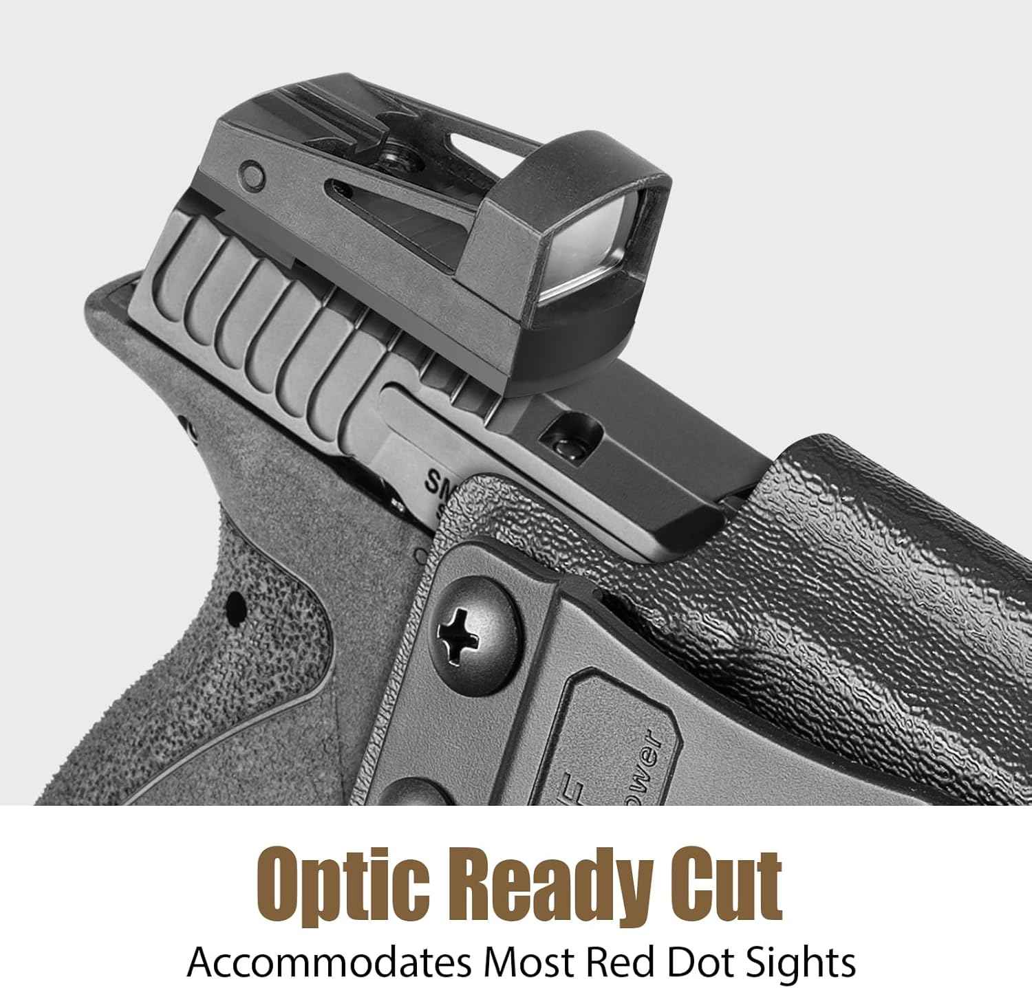 Gunflower S&W Bodyguard 2.0 IWB Kydex Holster - Optic Cut, Adjustable Retention & Cant, Concealed Carry Inside Waistband, Right Hand