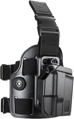 Level II G2C Drop Leg Holster Compatible with Taurus G2C/G3C, Taurus Millennium G2 PT111/PT140, Polymer Drop Leg Platform Holster, Thumb Release Holster