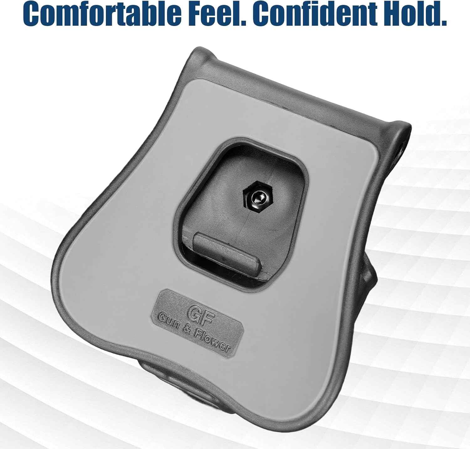 Smith & Wesson Bodyguard 2.0 OWB Holster - Level II Retention, RDS / Optic Ready, 360° Adjustable Silicone Paddle, Outside Waistband Right Hand