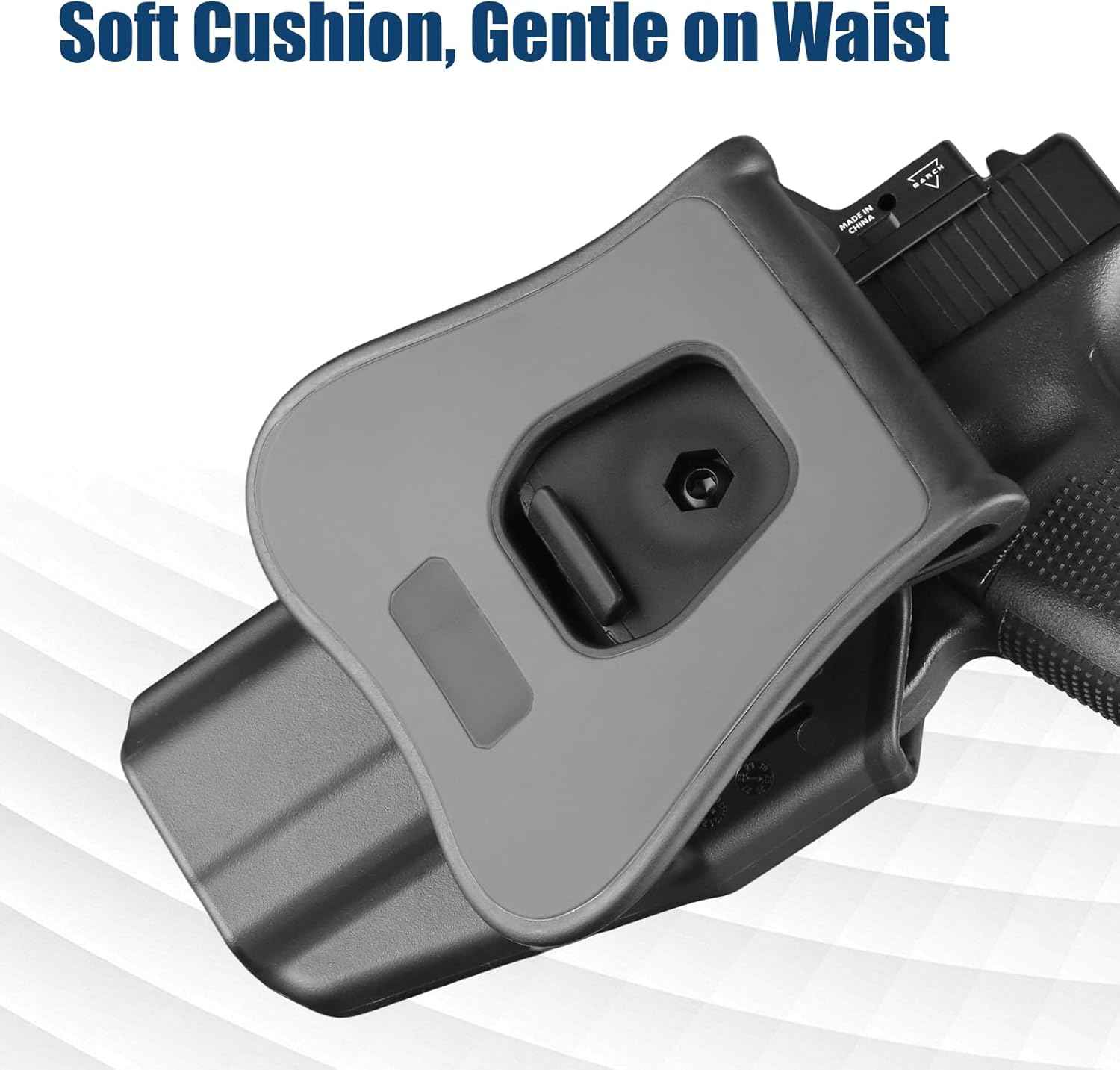 Glock 17/19/19X/23/45 OWB Holster - Level II Index Finger Release, Adjustable Retention, 360° Paddle, Precision Fit Right Hand