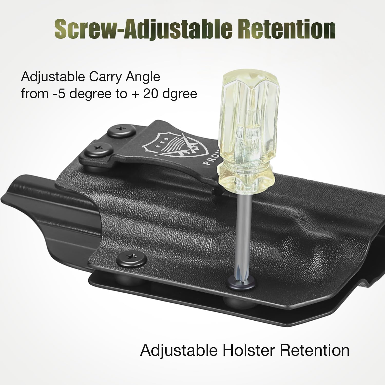 Glock 43X MOS / G48 MOS IWB Kydex Holster - Optics-Ready, TLR-7X/HL-X Sub Compatible, Adjustable Cant & Retention, Fits G43X Rail/G48 Rail/PSA Dagger Micro, Right Hand GUN & FLOWER