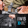 1911 5'' and 4'' Barrels Holsters, IWB Concealed Carry Holster for Colt 1911 / Elite Force 1911 / Kimber 1911 / Rock Island Armory 1911 / Springfield 1911 & More, Right Hand | Gun & Flower
