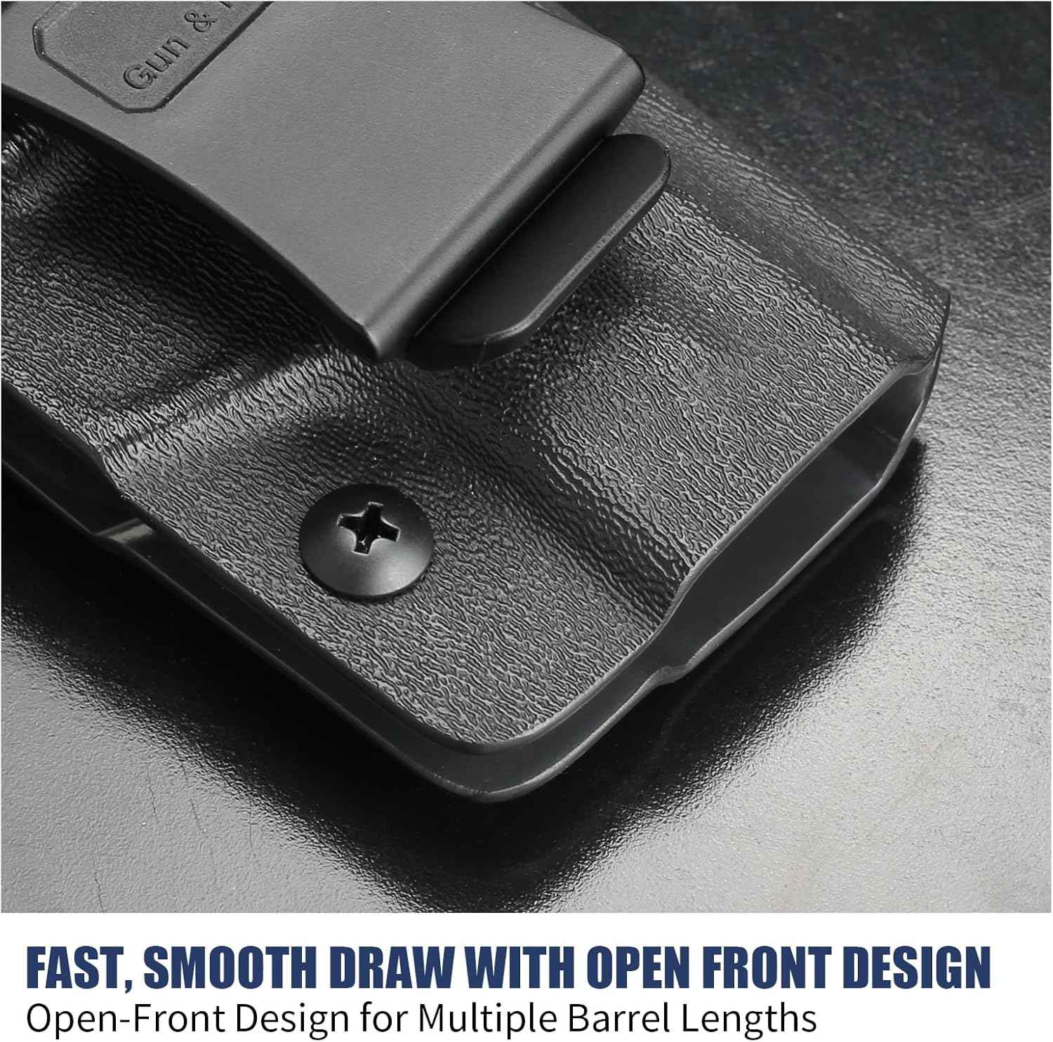 S&W Bodyguard 2.0 IWB Kydex Holster - Optic Cut, Adjustable Cant & Retention, Concealed Carry Inside Waistband, Right Hand