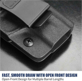 S&W Bodyguard 2.0 IWB Kydex Holster - Optic Cut, Adjustable Cant & Retention, Concealed Carry Inside Waistband, Right Hand