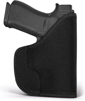 Soft Neoprene, Ambidextrous G43 Soft Pocket Holster, Right/Left Hand Carry , Suede-Like Lining, Secure Pocket Grip, Smooth Draw, Front or Back Pocket Carry