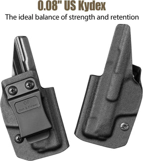 Gunflower S&W Bodyguard 2.0 IWB Kydex Holster - Optic Cut, Adjustable Retention & Cant, Concealed Carry Inside Waistband, Right Hand