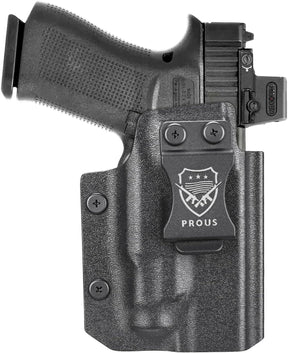 Glock 43X MOS / G48 MOS IWB Kydex Holster - Optics-Ready, TLR-7X/HL-X Sub Compatible, Adjustable Cant & Retention, Fits G43X Rail/G48 Rail/PSA Dagger Micro, Right Hand GUN & FLOWER