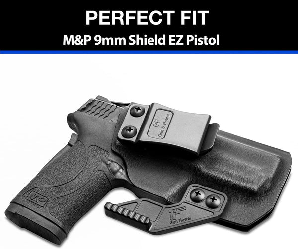 S&W M&P Shield 9mm EZ IWB Kydex Holsters with Claw Adj. Retention | Right Hand