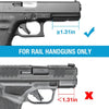 Universal Rail Gun Clip Concealed Carry Gun Clip Fit Gun w/Rail3.1 Inch and Plus | Gun & Flower
