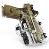 Glock 17 19 19x  22 23 31 32 45 Gen 5 4 3 Clear IWB & OWB Convertable Polymer Holster , Right Hand | Gun & Flower