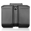 Polymer Universal Double Magazine Holsters Compatible with 9mm/.40 Dual Stack Mags, Belt Clip/Molle Mag Holder Pouch | Gun & Flower