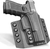 OWB Kydex Holster for Glock 19 19X 23 32 44 45(Gen1-5) Adjustable Retention - Right Hand | Gun & Flower