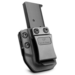 Mag Holster for 9mm/.40/ .45ACP/.380 Single/ Double Stack, Need to Select the One Matches Your Magazine Type| Gun & Flower