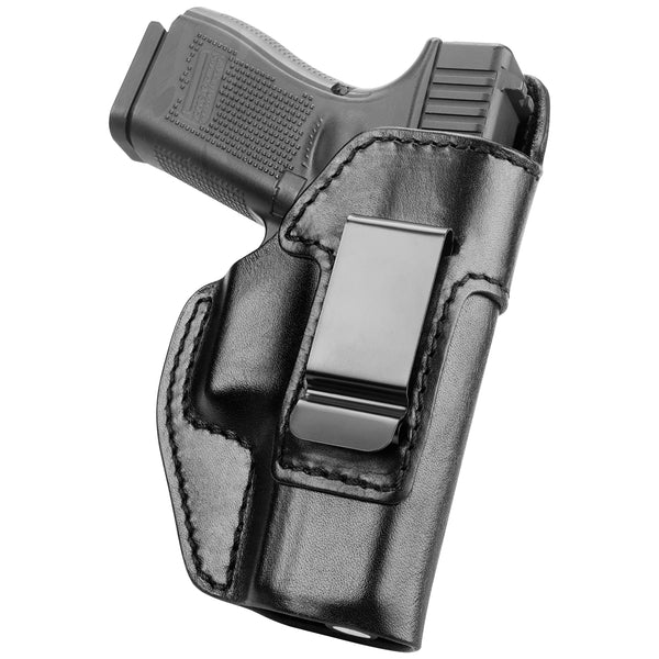 Handmade Soft Leather Holster for Glock 19/19X/23/32/45 Gen 3 4 5 Inside Waistband Appendix Concealed Carry | Gun & Flower