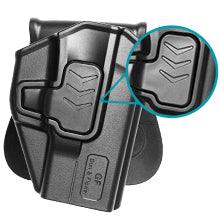 Taurus G3C/G2C/Millennium G2 PT111/PT140 Polymer OWB Paddle Holster Left/Right Hand| Gun & Flower