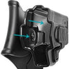 Taurus G3C/G2C/Millennium G2 PT111/PT140 Polymer OWB Paddle Holster Left/Right Hand| Gun & Flower