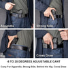 IWB Holster w/Claw for S&W SD9 VE & SD40 VE, Concealed Carry, Adjustable Cant & Retention