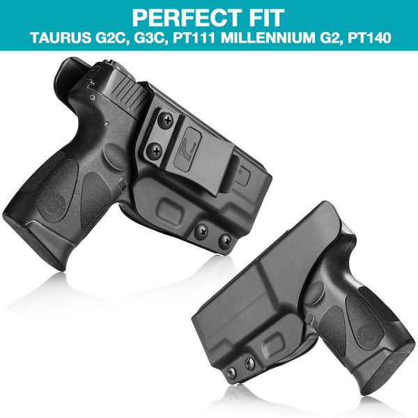 Taurus G2C/G3C/Taurus Millennium G2 PT111/PT140 IWB Polymer Holster  | Gun & Flower