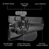 Springfield Armory XD 9mm/.40 S&W/.45ACP Polymer OWB Paddle LEVEL II Retention Holster | Gun & Flower