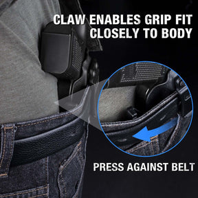 SCCY CPX1 CPX2 with No Rail IWB Kydex Holsters with Claw Fully Trigger Guard Holsters with Wing for fat guys | Gun & Flowers