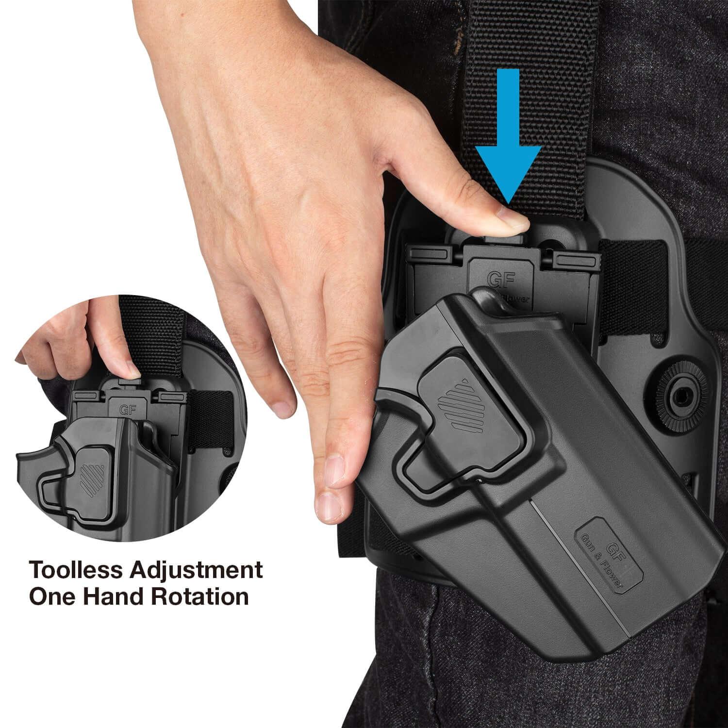 dual leg holsters 