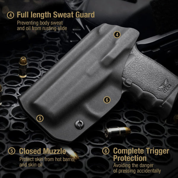 SCCY CPX1/CPX2 with No Rail Kydex IWB Holster | Gun & Flower