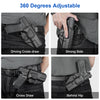 Polymer OWB Holster for Glock 43 43x with 360 Degrees Adjustable Belt Clip Level II Retention OWB Index Finger Release Trigger Guard Holsters