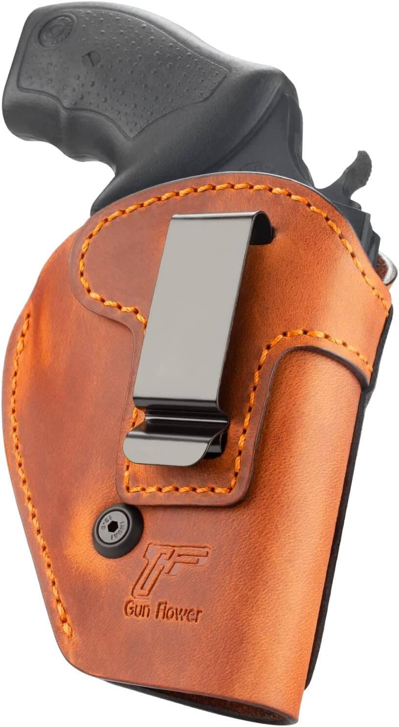 Full Grain Leather IWB Holster for J-Frame & .38 Special Revolvers