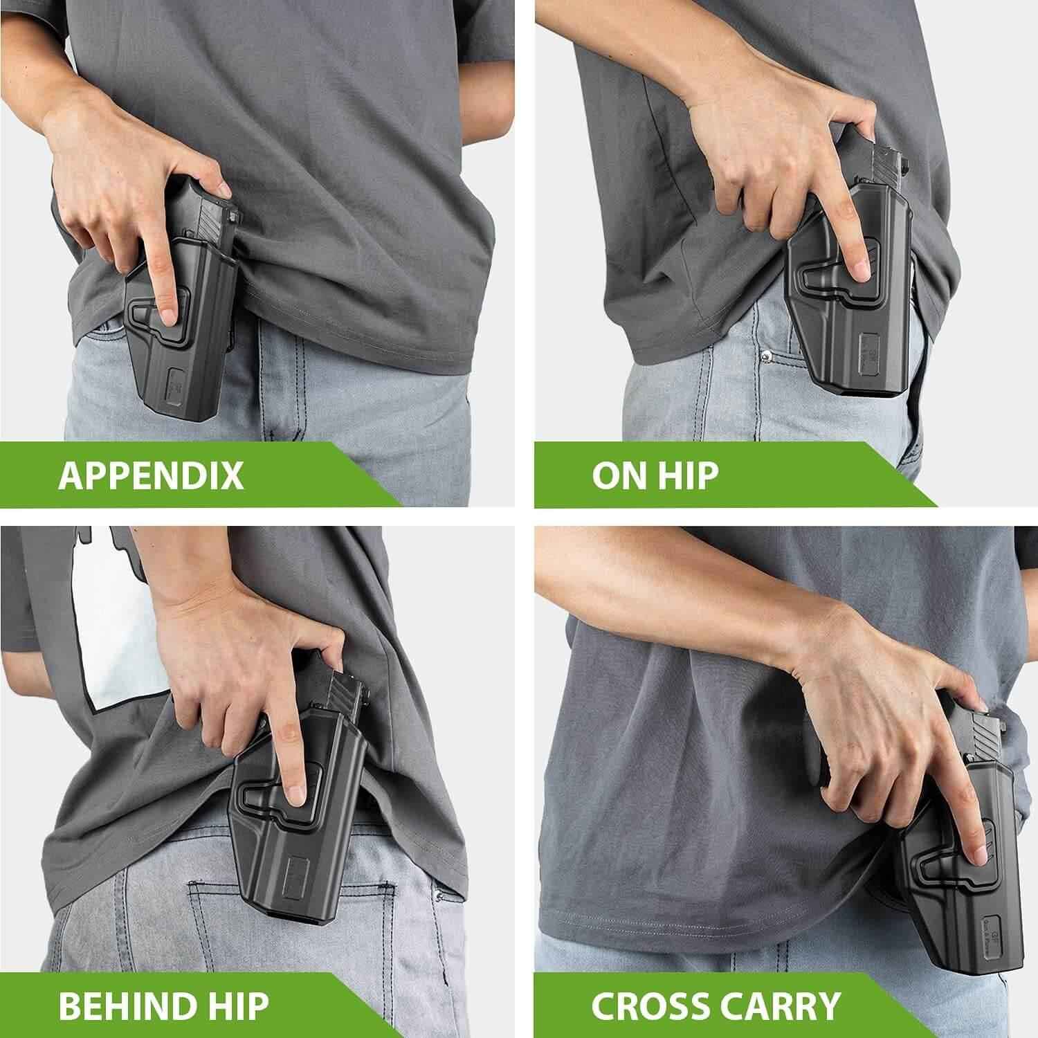 Cloak OWB Paddle Holster for Smith & Wesson Bodyguard S&W Bodyguard .380 Auto w/ Integrated Laser / Left Cloak OWB Paddle Holster for Smith & Wesson Bodyguard S&W Bodyguard .380 Auto w/ Integrated Laser / Left