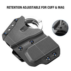 Kydex Handcuff & 9/.40 Double Stack Mag Holder Combo