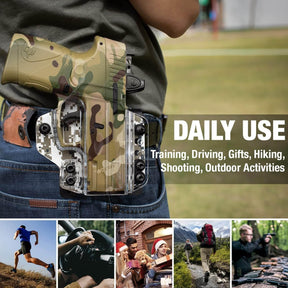 IWB&OWB Convertible Clear Polymer Holster Camouflage Printing for Taurus G3C/G2C/Millennium G2 PT111/PT140