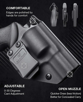 Taurus 85 T85 and S&W 637 642 638 43 442 Revolvers IWB Kydex  Holster Fully Trigger Guard with Red Dot Optics Cut Concealment Carry  | Gun & Flower