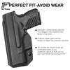 Kydex IWB Holster for Springfield XD-S XDS 3.3" 9mm/.40S&W/.45 ACP Appendix Cross Draw Concealed Carry Belt Clip Holsters | Gun & Flower