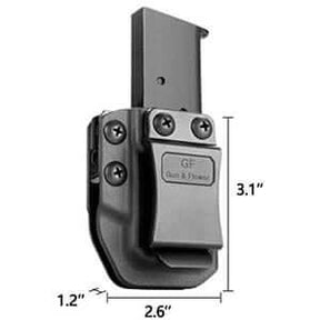 Mag Holster for 9mm/.40/ .45ACP/.380 Single/ Double Stack, Need to Select the One Matches Your Magazine Type| Gun & Flower