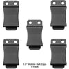5-Pack 1.5 Inch 1.75 Inch Holster Clip for IWB & OWB Sheath - polymerholster