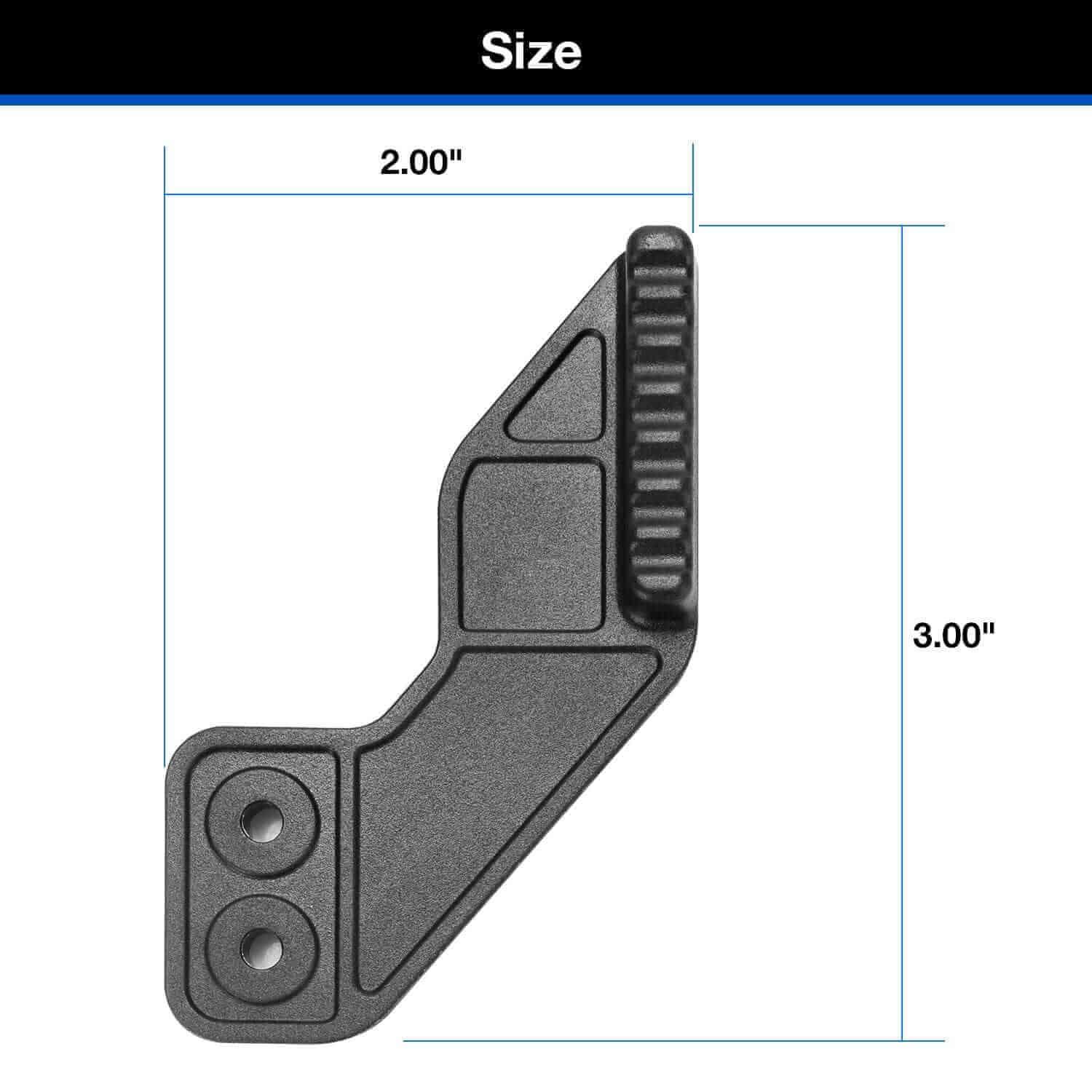 Concealment Wing Polymer Claw for IWB Holsters - polymerholster