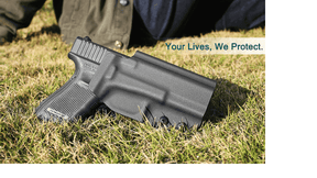 Gun & Flower Right Glock 17/19/19X/21/22/26/27/31/32/33 OWB Kydex Holster