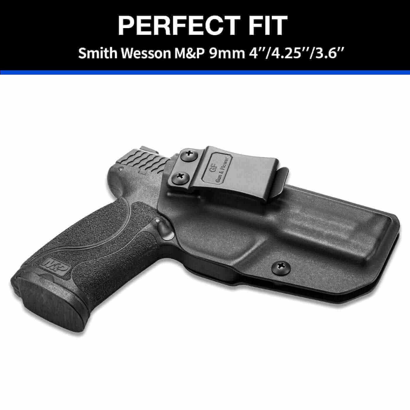 Gun & Flower Gun Holsters M&P Shield 9mm EZ IWB KYDEX Holster Fit S&W MP Shield 9mm EZ Pistol Only