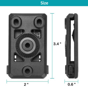 Gun & Flower Gun Holsters Universal Polymer Belt Clip for Holsters Magazine Pouches & Attachments