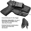 Gun & Flower IWB Kydex Holster Right Smith & Wesson M&P Shield 9mm/.40 S&W 3.1" IWB Kydex Holster