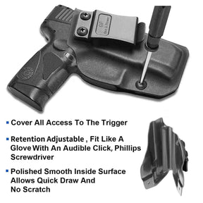 Gun & Flower IWB Kydex Holster Right Taurus G2C/G3C/Millennium G2 PT111/PT140 IWB Kydex Holster