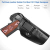 Gun & Flower IWB Leather Holster Right Universal IWB Leather Holsters for 1911 Series Pistols with 5’’ 4.25’’ 4’’ Barrel