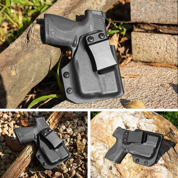 Gun & Flower IWB Light Holster Right Smith & Wesson M&P Shield 9 IWB Kydex Holster with Streamlight TLR-6-Optic Cut