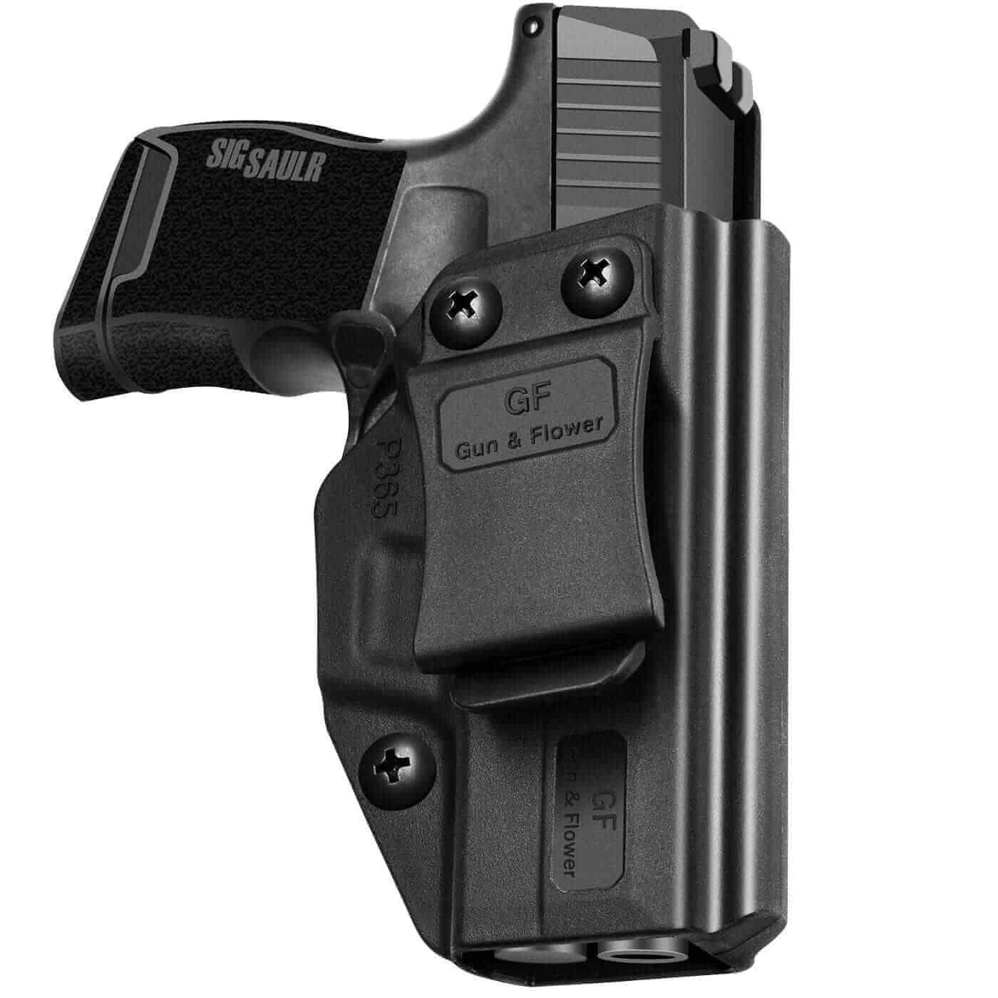 Gun & Flower IWB Polymer Holster Right Sig Sauer P365/P365 SAS/P365 Micro IWB Polymer Holster