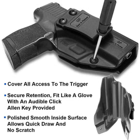 Gun & Flower IWB Polymer Holster Right Sig Sauer P365/P365 SAS/P365 Micro IWB Polymer Holster