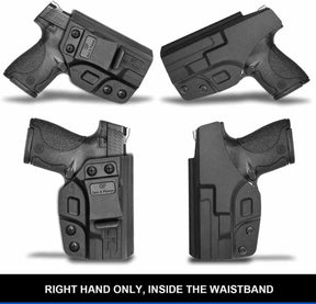 Gun & Flower IWB Polymer Holster Right Smith & Wesson M&P Shield 9mm/.40 S&W 3.1" IWB Polymer Holster