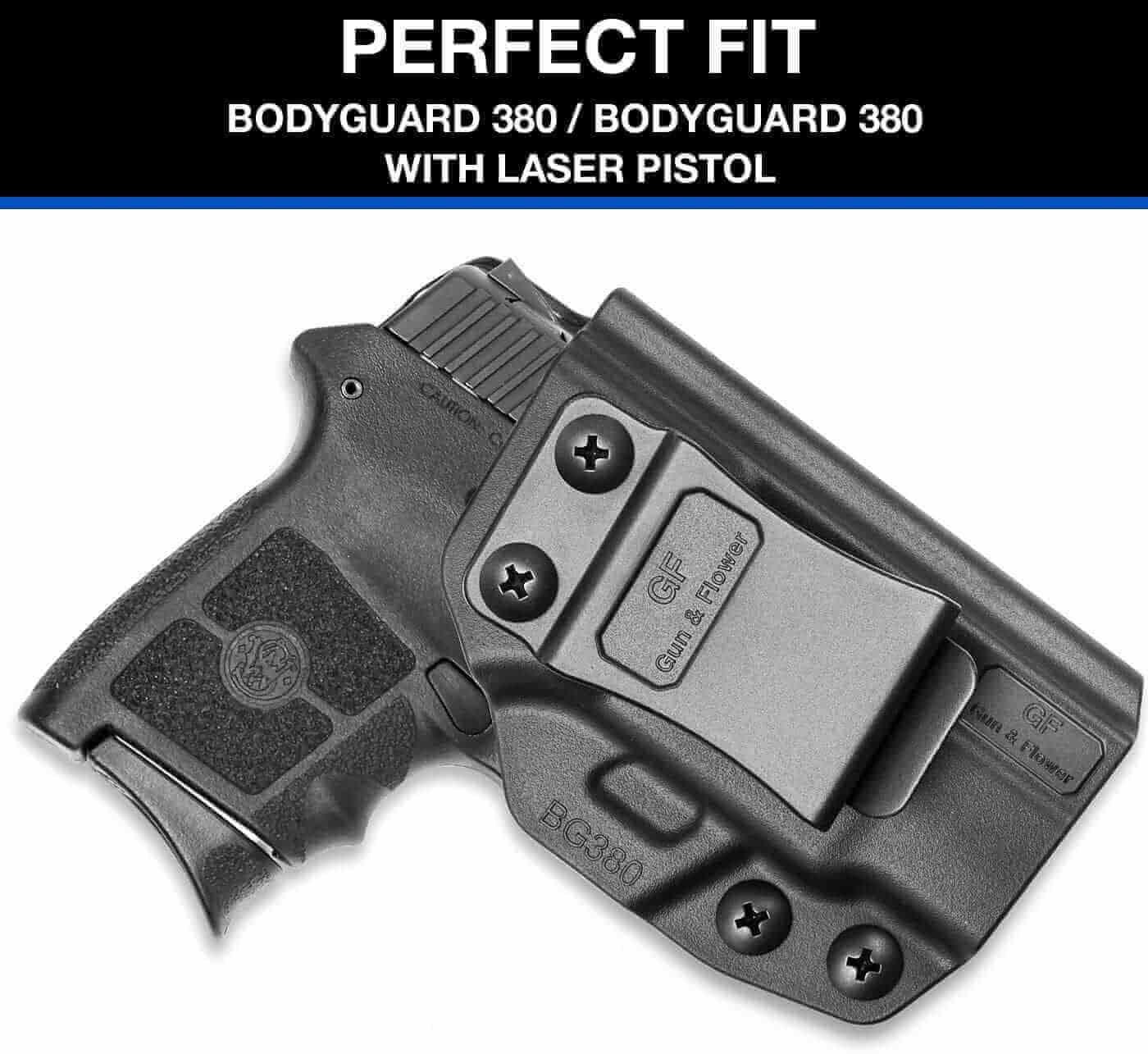 Gun & Flower IWB Polymer Holster Right Smith & Wesson M&P Bodyguard 380 IWB Polymer Holster