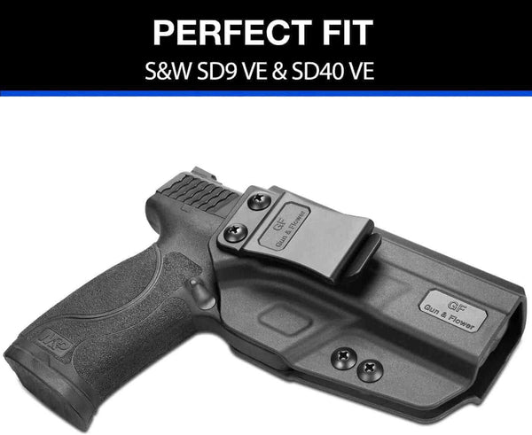 Gun & Flower IWB Polymer Holster Right Smith & Wesson SD9 VE/SD40 VE IWB Polymer Holster