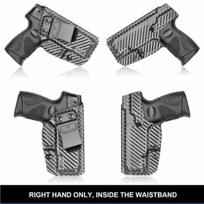 Gun & Flower Kydex IWB Holster Holster for Taurus G2C G3C | Kydex Carbon Fiber IWB Holster for Concealed Carry